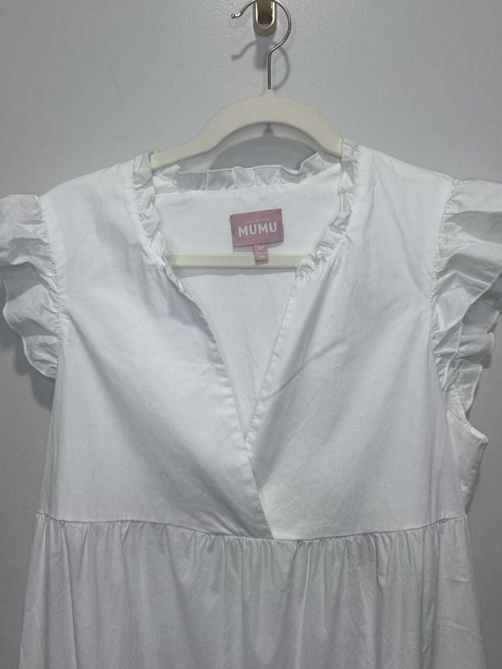 Show Me Your Mumu Mia James Midi Dress White Size M - Picture 4 of 7